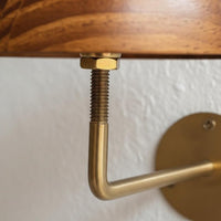 Wooden Wall Hat Rack Decorative Surface-Attached Hat Fastener to Install Wooden Cap Organizer for Entryway, Hallway, Bedroom