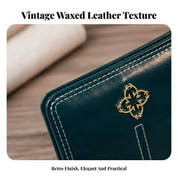 women's Short Wallet Vintage Design women's Bifold Wallet Snap Closure Compact Card Holder Purse for Students, Commuters, Daily Use, Travel, Shopping