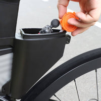 Road Bike Tail Bag Compact Hard-Shell Bike Bag with Straps Stable for Commuters