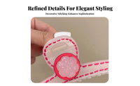 Korean Design Jaw Hair Grip Premium Feel Large Hair Grip Korean Design Hair Gripper Non-Slip Flower Decorated Hair Grip