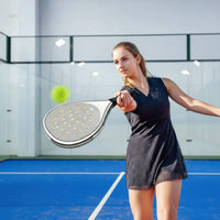 Mesh Racket Sport Racket Lightweight Bounce Racket Sport Paddle Padel Racket Set Long-Lasting Shock Absorbing for Beginners
