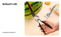 Watermelon Opener Tool Labor-Saving Watermelon Splitter Stainless Steel Melon Cracker for Party Hosts, Picnics, Parties