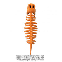 Dinosaur Skeleton Headpiece Child Size Stuffed Skeleton Suit Piece Vacuum Compressed for Children