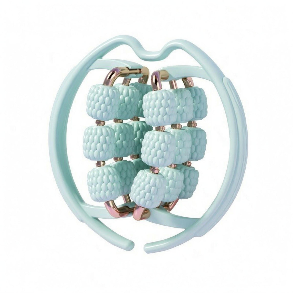 18 Wheel Circular Leg Massager Six-Axis Clamp Leg Massager Textured Rollers Calf Massage Roller Curved