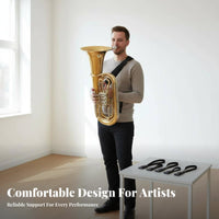 Long-Lasting Tuba Shoulder Strap Non-Slip Tuba Support Harness Lightweight for Marching Band Members, Performances, Concerts