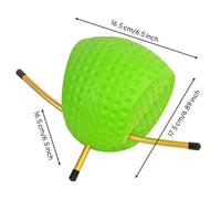 Golf Swing with Rods Compact Golf Swing Practice Tool Anti-Wobble for Golfers, Home Practice