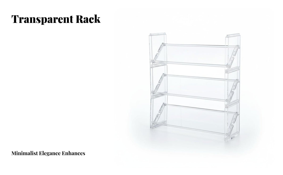 Tiered Design Acrylic Badge Display Stand Easy to Clean Transparent Pin Display Rack Long-Lasting for Shop Owners, Desktop, Bedroom