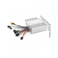 No-Hall-Wire Controller with Cable Harness Finned Electric Scooter Controller Aluminum Good Heat Dissipation for DIYers, Hobbyists, Customization Projects