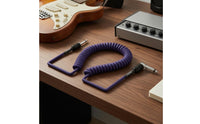 Violet Coiled Guitar Cable PVC Guitar Cable