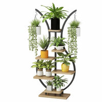 Space-Saving Multi-Tier Flower Rack Sturdy & Stable Plant Stand High Load-Bearing Display Shelf Easy to Assemble for Gardeners, Apartment Dwellers, Homeowners, Balcony, Living Room, Indoor, Bedroom