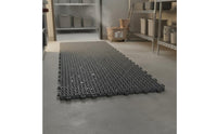 Floor Mat Waterproof Door Mat Oil-Resistant Interlocking PVC Tiles for Office Building, Outdoor
