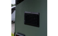 Rectangular RV Vent Cover with Screws Weatherproof Louvered Exhaust Grille Weather-Resistant Louvered Vent Cover Easy to Install for Recreational Vehicle Builders