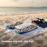 3 Pieces Foam Rubber Foam Deck Grip Non-Slip Traction Pad Wave-Riding Board Tail Pad Easy to Apply Wave-Riding Grip