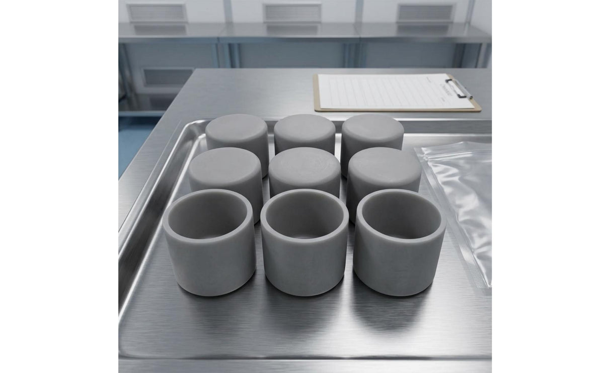Aluminum Nitride Crucible Precision Cylindrical Ceramic Crucible