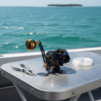 Reel with Brake Deep-Spool System-Spool Reel with Brake Wide-Body for Anglers