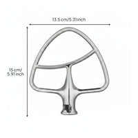 Food Grade Stainless Steel Mixer Bread Mixture Hook Dishwasher Safe Mixer Wire Whip Easy to Install Baking Accessory for Bakers, Home Cooks