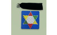Chinese Chessboard Multiplayer Chinese Checkers Chessboard Educational Rubber Mat for Kids, Family, Travel