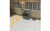 Electric Utility Cabinet Miniature 1:64 Scale Futuristic-Industrial Utility Cabinet Model Handmade