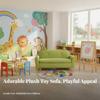 Cute Cartoon Design Fluffy Character Seat Mini Size creatureShaped Armchair Soft and Comfortable children's Sofa Child-Safe for Toddlers, Preschoolers, Parents, Reading Corner, Kindergarten, Playroom, Living Room