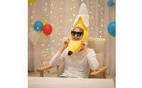 Banana Hat Funny Soft Banana Hat Soft Novelty Headwear for Adults, Teens