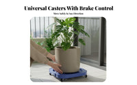 Round Wheeled cart Indoor & Outdoor Use Wheeled Plant carrier for Home, Gardeners