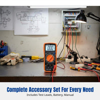 VC890C+ Digital Multimeter, High Accuracy, Auto Smart, Anti-Burn, Electrician