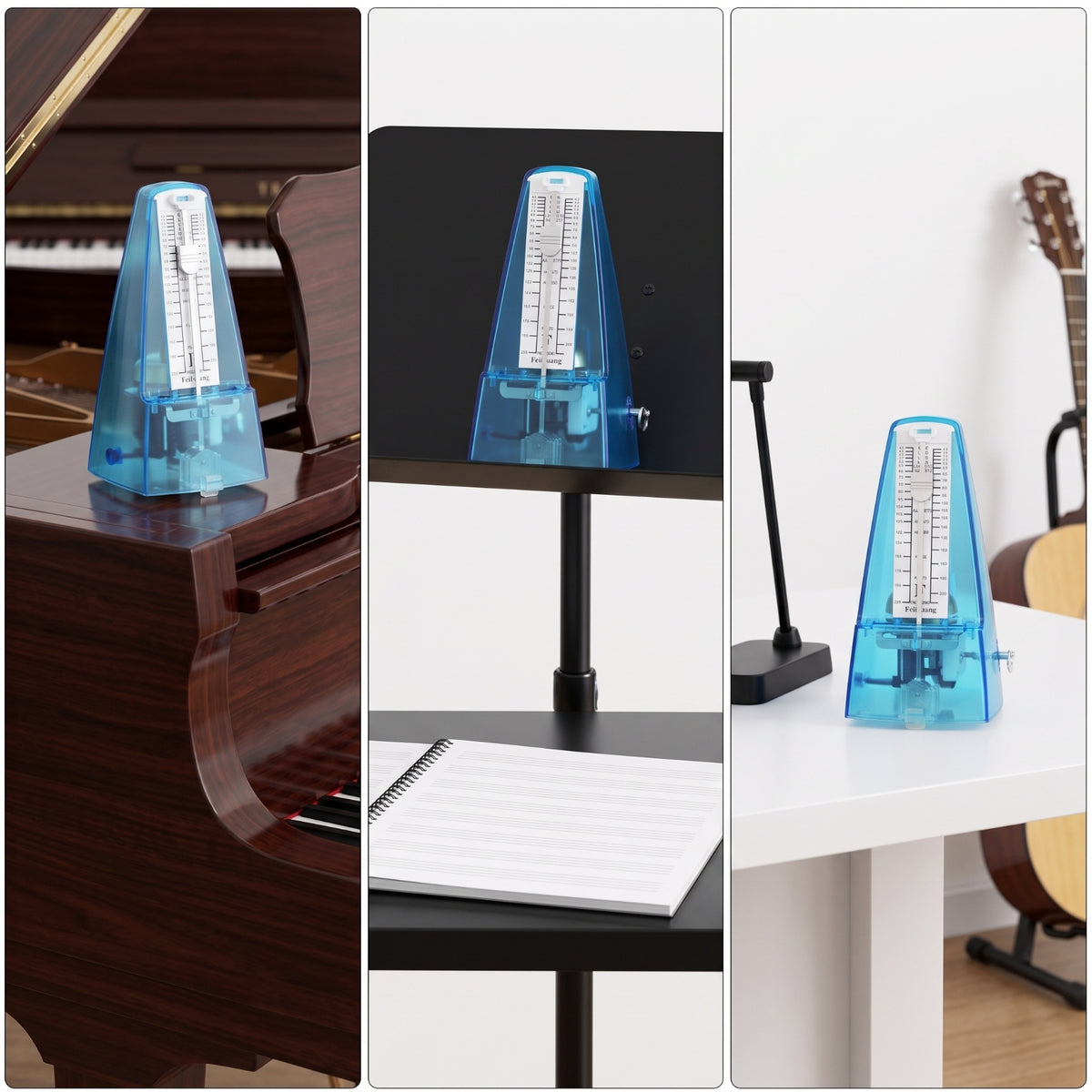 Mechanical Metronome No Required Pendulum Metronome Accurate Instrument Accessory for Students