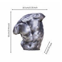 Headless Torso Sculpture Handmade Tabletop Torso Ornament Classical Design