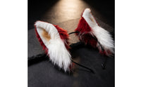 Faux Hair Headband with Ears Fuzzy Animal Ear Headband Flexible Hair Accessory for Cosplayers