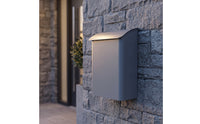 Wall Mount Mailbox Flat Backed Wall Mount Mailbox Low Profile Letterbox for Entryway