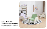 Rounded Edges Adjustable curved Desk Set Ergonomic Design Adjustable Drawing Table and Chair Set Stable frame children's Furniture Sturdy Construction for Toddlers, Preschoolers, Parents, Study Area, Classroom, Art & Crafts, Mealtime