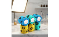 High Elasticity Pet Self Adhesive Bandage Easy Tear Nonwoven Wrap Bandage Residue Clear for Veterinary Care