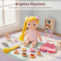 Doll Braided Pigtails Hair Accessories for 10cm Cotton Dolls