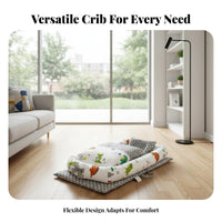 Travel Bedside Sleeper Bed Multi-Functional Foldable Newborn Nest Lightweight Foldable Newborn Lounger for Newborns, New Parents, Nursery, Bedroom
