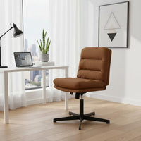 Adjustable Height Study Chair Comfortable Modern Computer Chair Ergonomic Backrest Home Furniture for Students, Women, Bedroom, Dorm Room