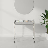 Baby Changing Table with Bathtub Storage Shelf Changing Table with Tub Baby Bath Stand Stable Frame Nursery Bathing Station