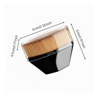 2 Pieces Multi-Functional Flat Top Foundation Brush High Density Bristles Liquid Foundation Brush Streak-Smooth Application Beauty Tool for Travel