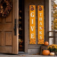 Thanksgiving Harvest Festival Porch Sign Banner for Indoor Outdoor Decoration