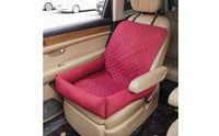 Passenger Seat Dog Nest Washable Dog Bed Non-Slip Bottom Elevated Puppy Car Bed for Dogs, Cats, Road Trips, Travel