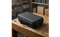 EVA Hard-Shell Tool Bag Black Zip-Around Tool Storage Bag Easy to Organize Utility Pouch Crush-Resistant