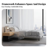 Minimalist Design Floating Nightstand Wall-Mounted Floating Drawer Cabinet Space-Saving Bedside Table Easy to Clean for Apartment Dwellers, Homeowners, Students, Small Areas, Dorm Room, Entryway, Hallway