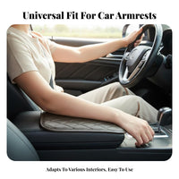 Universal Fit Car Armrest Box Pad Wear-Resistant Auto Armrest Box Protector Comfortable Arm Support for Long Drives