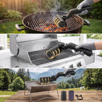 Handheld Electric Grill Brush Rotating Grill Cleaning Brush with Replacement Head Portable for Barbecues