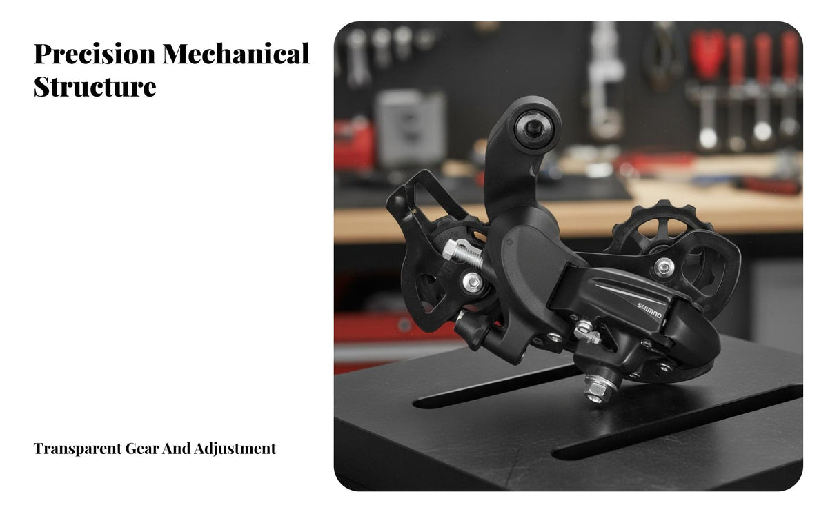 Rear Derailleur Wide Compatibility 8 Speed Rear Derailleur Cycle Gear System Shifter Mechanism for Cyclists, DIY Enthusiasts, Biking, Outdoor Trails