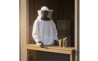 Bee Suit and Tool Kit Detachable Mesh Hood Bee Suit Jacket and Tool Set Beginner-Friendly Beekeeper Starter Kit for Hobbyists
