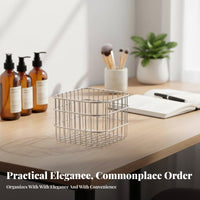 Rectangular lattice container Minimalist Design Storage Basket sturdy Construction