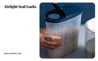 Moisture-Proof Rice Storage Container Airtight Seal Sealed Grain Canister Safe