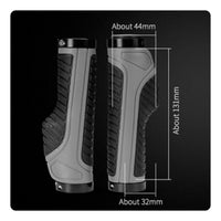 2 Pieces Double Lock-on Handlebar Grips Long-Lasting Mountain Bike Grips