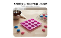 Easter Egg Form Easter Theme Bakeware Easy Release Silic Individual Chocolate Form for Home Chefs, DIY Enthusiasts