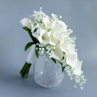 Artificial Calla Lily Floral Arrangement Elegant Design Faux Flower Arrangement